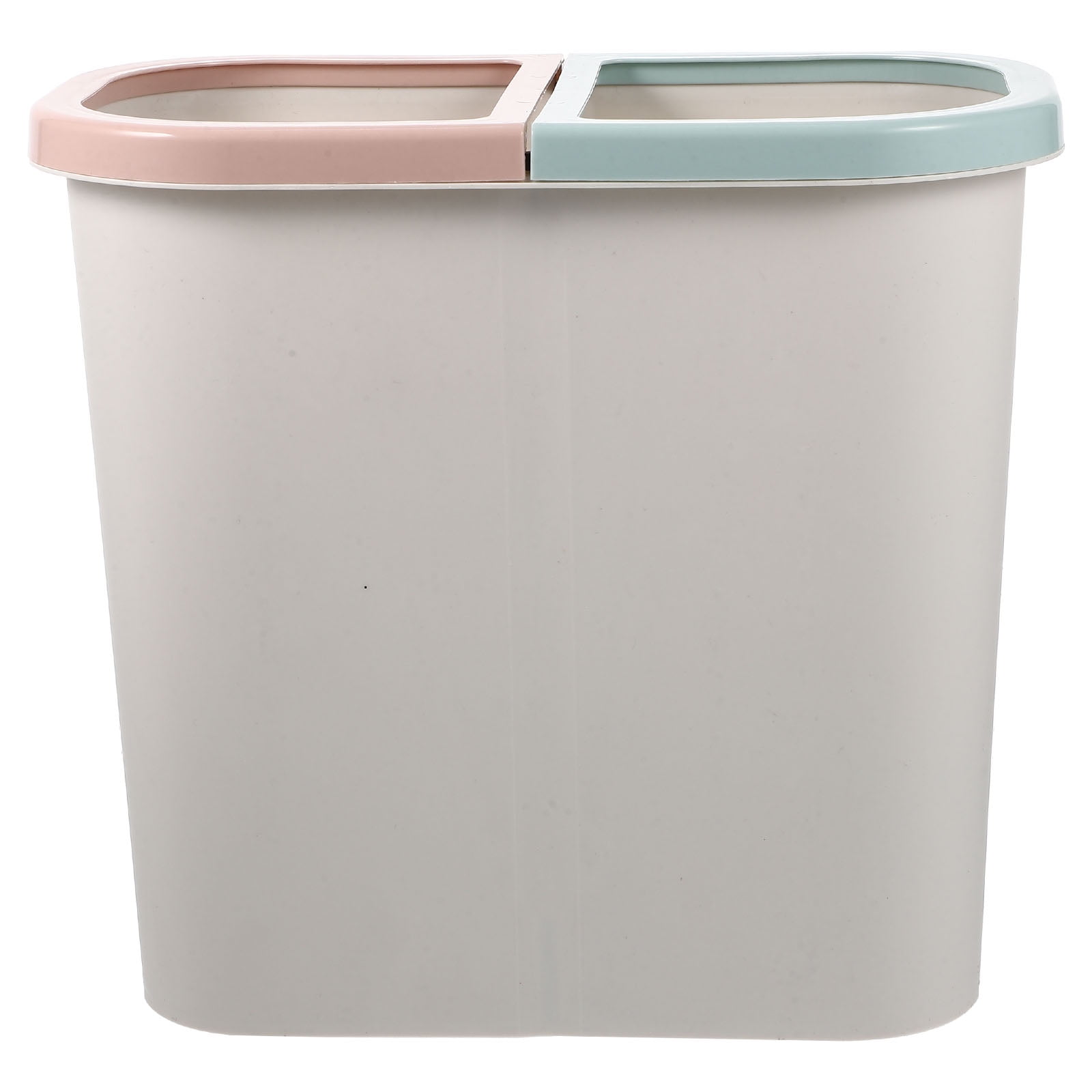 Double Compartment Rubbish Bin Kitchen Trash Can Garbage Bin Garbage