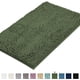 thumbnail image 1 of Alfombras grises para baño, antideslizantes, de chenilla, alfombra de baño extrasuave y absorbente para cuarto de ducha, lavable a máquina, secado rápido (gris, 17 x 24 pulgadas) Adepaton CJWUS-1485, 1 of 7