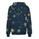 thumbnail image 4 of Puntoco Chaqueta Con Capucha Y Manga Larga Con Cremallera Y Estampado Navideño Informal Para Mujer, 4 of 6