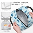 thumbnail image 3 of Fotbe Turtle Pattern Lunch Bag, Insulated Lunch Box, Small Leakproof Cooler Food Lunch Containers Reusable High Capacity Lunch Tote Bags for Work, Travel, Outdoor, 3 of 6