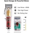 thumbnail image 5 of BUZIFU Electric Cordless Barbers Hair Clippers and Shaver Beard Trimmer Set Transparent LED Display, 5 of 7