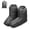 Black, variant on Winter Warm Duck Down Slippers Boots Indoor Outdoor Water-Resistant Camping Shoes Footwear with Storage Bag for Men Women Blue L 5.12 inches / 13 cm