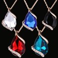 thumbnail image 1 of Zeus Women\'s Fashion Rhinestone Choker Chain Necklace Drop Earrings Jewelry Set, 1 of 7