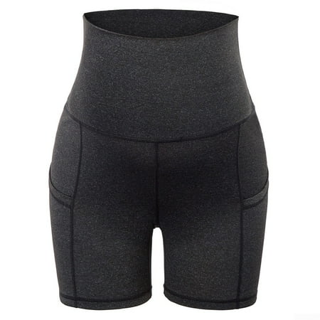 

Maacie Ladies Maternity High Waist Tummy Control Yoga Workout Shorts Short New