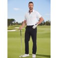 thumbnail image 6 of QPNGRP Mens Polo Shirts Short Sleeve Casual Regular Stylish Dry Fit Performance Designed Collared Golf Polo Shirts for Men, 6 of 7