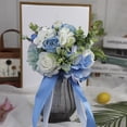 thumbnail image 3 of Wedding Bouquets for Bride, Artificial Rose Bridal Bouquets for Bride, Flower Bouquet for Wedding, Bridesmaid Bouquets with Silk Ribbon, Valentine's Day, Home Decor, 3 of 9