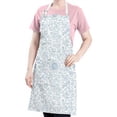 thumbnail image 5 of Pioneer Flower Floral Print Pattern Apron for Women and Men, Cotton Linen Waterproof with Pockets, Adjustable, 33x27 Inch for Kitchen, Gardening, BBQ, Salon, 5 of 6