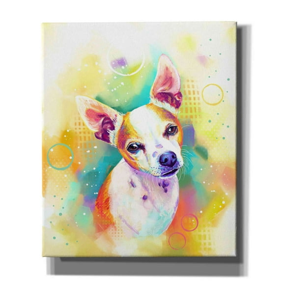 Epic Graffiti 'Pop Art Chihuahua 3' by Furbaby Affiliates, Canvas Wall Art, 20"x24"