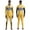 Yellow, variant on TiaoBug Racer Driver Cosplay Bodysuit for Mens Long Sleeve Plaid Jumpsuit Cheerleading Uniform Red L
