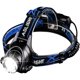 thumbnail image 1 of Powerful LED Headlamp Rechargeable Head Torch Adjustable Headlight Lamp 3 Modes LED Front Light with USB Cable and 2 18650 Batteries for Fishing Cycling Hiking Running Camping, 1 of 4