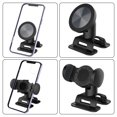 thumbnail image 3 of Magnetic Phone Mount, 360 Rotatable Car & Desk Holder, Nano-Gel Adhesive Base, Leather Texture, 3 of 8