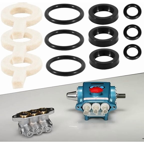30623 Seal Kit Fit for Cat Pump Model 30, 31, 34, 35, 310, 310B, 310S, 310W, 340, 340S, 340B, 340W, 350, 350S, 350B, 350W (5 Frame Plunger Pumps Repairing)