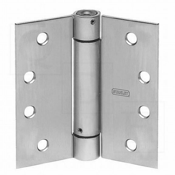 Stanley Security 4 x 4 in. Spring Hinge, No. 422106 Satin Chrome