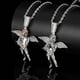 thumbnail image 4 of Collar con colgante de ángel de la guarda, collar de hip hop, 4 of 5