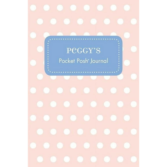 Peggy's Pocket Posh Journal, Polka Dot, (Paperback)