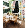 thumbnail image 5 of nqOlkjepod Outdoor Curtains for Patio Waterproof, Pineapple Watermelon Outdoor Privacy Panels Grommet, Summer Modern Fruit Watercolor Blackout Outside Curtains for Porch/Cabana 54"x84", 2 Panels, 5 of 8
