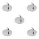 thumbnail image 2 of Billuyoard Colgador de pared autoadhesivo de acero inoxidable para Hotel, sala de estar, baño, cocina, paño, sombrero, gancho sin perforaciones, plateado Type2 NO2 Billuyoard CBP022941, 2 of 6