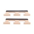 thumbnail image 2 of Banjo Bridge, RiToEasysports 2Pcs HA02 5-String Rosewood Maple Banjo Bridge Wooden Accessories, 2 of 8