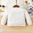 thumbnail image 3 of Girl Winter Sweater Christmas Reindeer Pattern Knit Pullovers Tops, 3 of 8