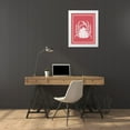 thumbnail image 3 of Fab Funky 20x24 White Modern Wood Framed Museum Art Print Titled - Mixed Nautical White on Coral a, 3 of 4