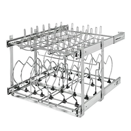 Rev-A-Shelf Pullout Cabinet Pot and Pan Organizer 20.75 Width 5CW2-2122-CR