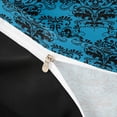 thumbnail image 4 of Homewish Retro Damask Floral Twin Duvet Cover,Happy Halloween Skull Twin Bedding,Black Reversible,2-Piece,1 Duvet Cover and 1 Pillowcase, 4 of 6