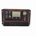 thumbnail image 4 of 12V/24V 10A Compact Solar Charge-Discharge Controller with Black Housing, Light & Time Control, USB Port – Easy-to-Use for Solar Energy Systems, Suitable for Beginners & Professionals (Claimed 40A), 4 of 5