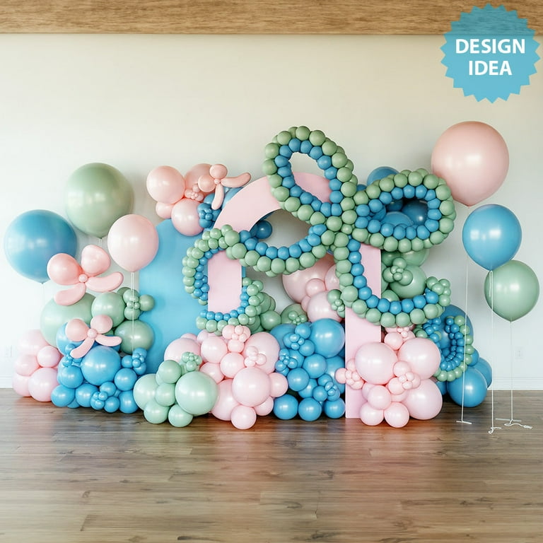 11 inch TUFTEX Georgia Blue Latex Balloons (100 Pack) - Party