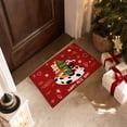 thumbnail image 7 of Qwtwty Christmas Doormat, Non Slip Washable Xmas Welcome Front Door Mat, Winter Holiday Decorative Carpet for Living Room Bedroom Front Porch Christmas Decorations, 7 of 7