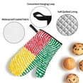 thumbnail image 5 of Benin Flag Oven Mitts And Pot Holders Sets Baking Sets For Kitchen Bbq Gloves Heat Resistant Cooking Fingerprint Country Pride Identity 4 Pcs, 5 of 8