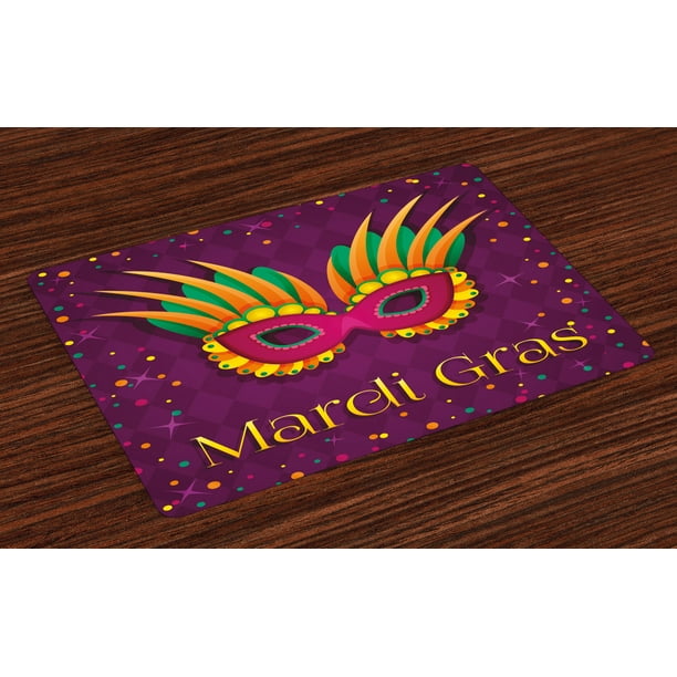 mardi gras placemats