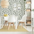 thumbnail image 6 of Green Leaf Wallpaper Peel and Stick Olive Leaf Contact Paper 17.7inch x 393.7inch Green Peel and Stick Wallpaper Modern Farmhouse Wall Paper for Bathroom Neutral Sage Decorative Vinyl, 6 of 6