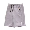 thumbnail image 2 of UACY Athletic Shorts for Boys Wide Leg Elastic Waist Basketball Shorts Running Loose Casual Pocket Knee Length Pants, 2 of 8