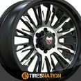 thumbnail image 4 of 18x9 Mamba 593MB M21 Gloss Black W/Machined Face Wheel 8x6.5 (12mm), 4 of 5