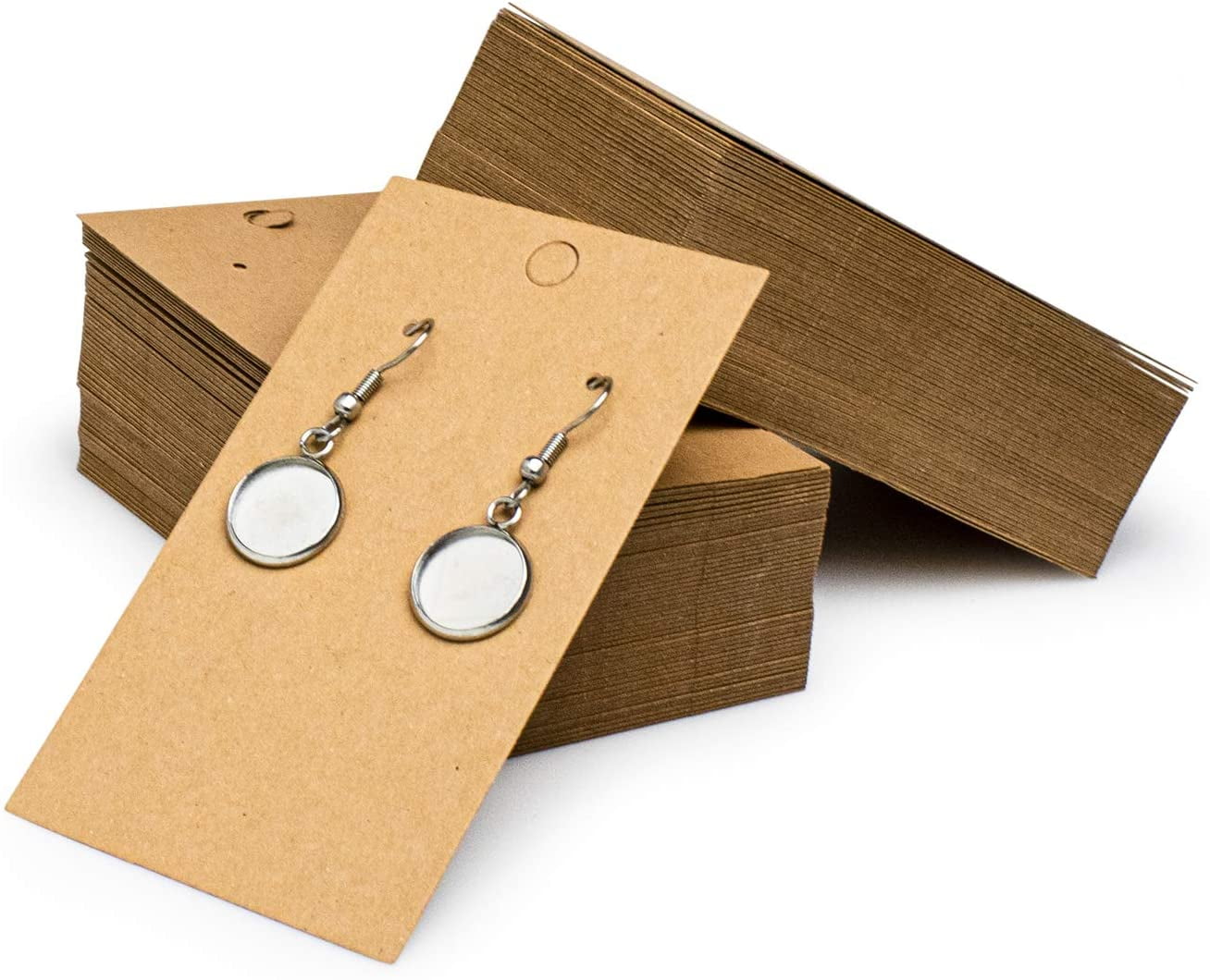 Bastex 200 Pack Earring Cards for Jewelry Display. Measures 2' x 3.5'