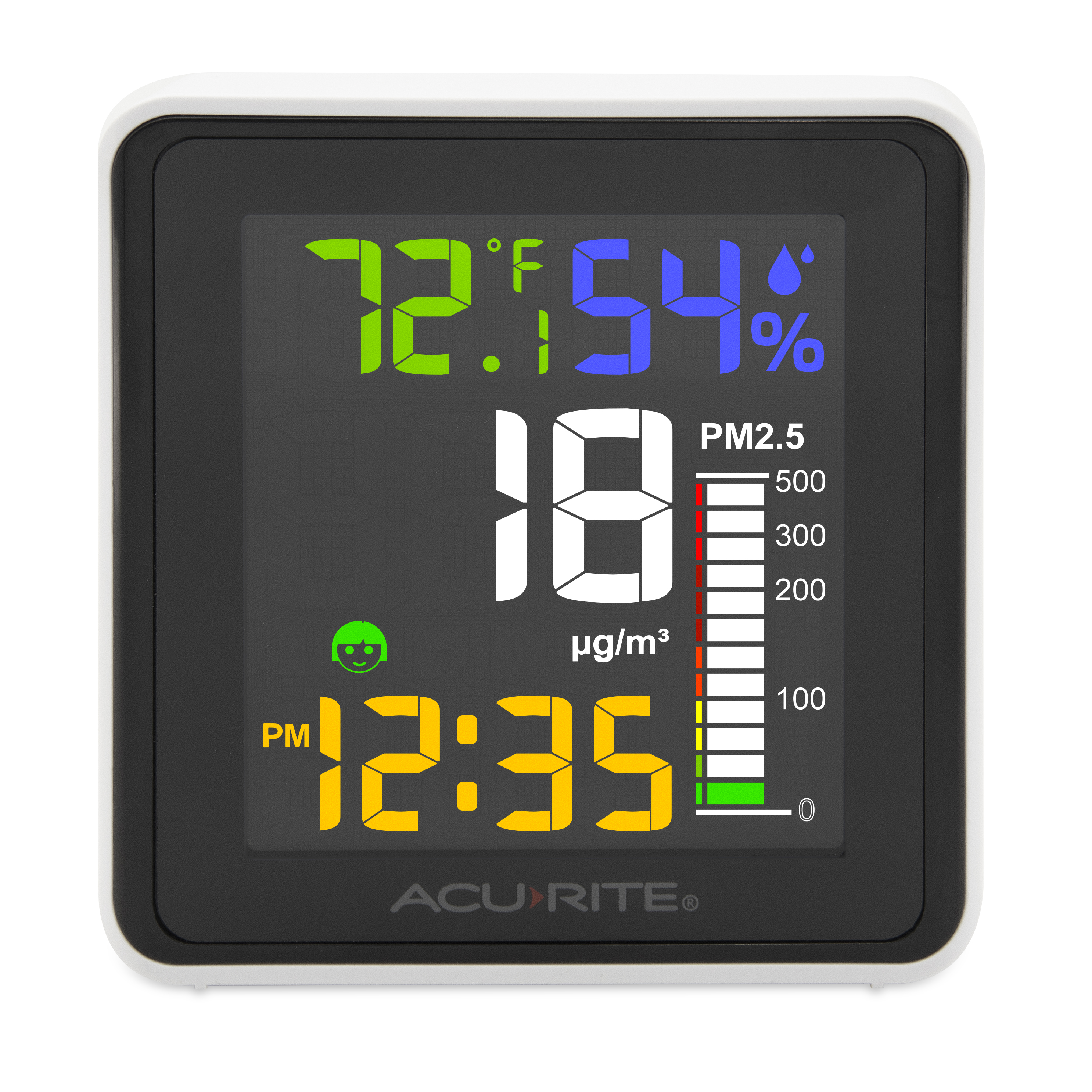 AcuRite AIR® Indoor Air Quality Monitor with PM2.5, Temperature, and Humidity Measurements (01412M) - image 4 of 9