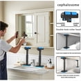 thumbnail image 2 of Soporte para Puerta de Armario de Baño, Ajustable de 19 A 44 cm, para Instalación en Carpintería., 2 of 5