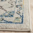 thumbnail image 4 of Safavieh Evoke Collection EVK252C Ivory and Blue Area Rug (5'1" x 7'6"), 4 of 7