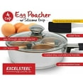 thumbnail image 2 of OCI 821 1 in. Excelsteel Stainless Steel 4 Cup Egg Poacher, 2 of 5