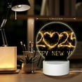 thumbnail image 6 of Naloa Happy New Year 2025 Acrylic LED Night Light Custom LED Lights Personalized Nightlight Customized Gifts for Family Couples Friends, 6 of 9