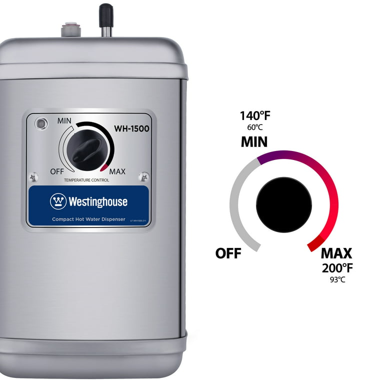 Avantco HWDD2 2 Gallon Hot Water Dispenser with Digital Controls - 120V,  1800W