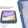 thumbnail image 4 of JiaheCover for Samsung Galaxy A52 5G Case, Samsung A52 5G Phone Case with Built-in Screen Protector Clear Slim Back Cover Shockproof Rugged Heavy Duty Bumper Full Body Protective Case, Darkblue, 4 of 6