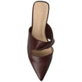 thumbnail image 5 of Journee Womens Enniss Open Side Pointed Toe Mule Flats, 5 of 9