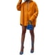 thumbnail image 4 of VISgogo Mujer Tops Pantalones Traje, Manga Larga Solapa Cuello Color Sólido Blusa Cintura Alta Pantalones Cortos 2 Piezas Traje VISgogo  moda, 4 of 8