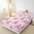 thumbnail image 4 of jejeloiu Xmas Dessert Queen 4-Piece Super Cozy Abstract Tree Kids Sheet Set, 4 of 7