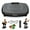 Black, variant on SLIMKEEPER Vibration Plate Exercise Machine for Home Fitness & Whole Body Workout, 330 Lbs Capacity, with 2 Loops, 5 Resistance Bands & Remote Control
