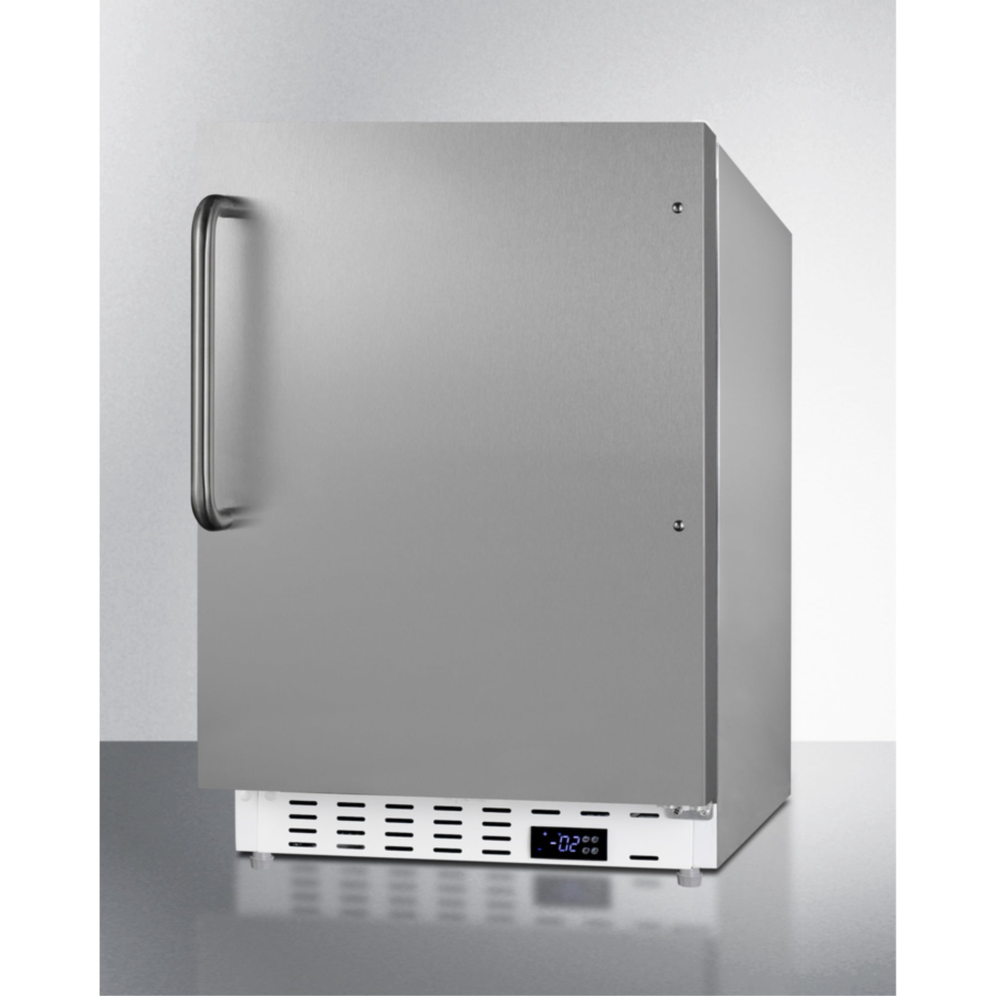 ADA compliant built-in or freestanding 20" wide manual defrost all-freezer for residential use