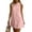 *Pink, variant on VBVC Women's Cotton Linen Crew Neck Mini Dress , Ladies' Loose A-Line Sleeveless Dress , Summer Casual Beach Short Dress For Women,Beige,S-2XL