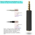 thumbnail image 4 of lionlar 3.5mm Male to Female Port Extender Shielded OMTP/CTIA 4 Conductor TRRS Connector, 4 of 8