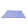 thumbnail image 2 of Ahgly Company Machine Washable Indoor Square Abstract Blue Contemporary Area Rugs, 7' Square, 2 of 4